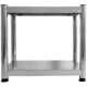 Stainless steel two-layer shelf seasoning rack countertop storage oven two-layer kitchen microwave oven thickened storage rack