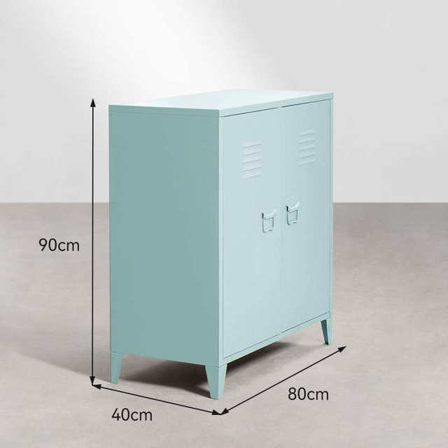 Balcony cabinet multi-layer bedside table storage cabinet clip cabinet bedroom toy storage cabinet iron household steel