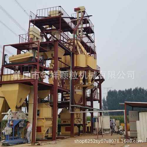 时产2吨环模饲料颗粒机组猪鸡鱼虾鸭鹅鸽子颗粒饲料机组 - 图2