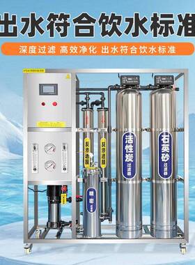 反渗透设备大型一体化饮用水工程工业商用全自动水处理去离子设备