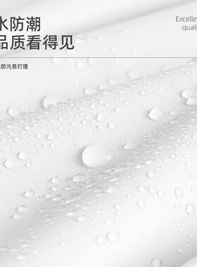 白色贴纸桌面柜子柜门改色贴膜整体橱柜衣柜防水防潮自粘壁纸家俱