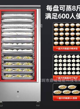 原商用蒸饭柜全自动压电蒸箱原4500米蒸饭车电热蒸柜蒸饭机