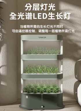 水培蔬菜种植机室内多层无土栽培架种菜机育苗机智能种菜盆跨境