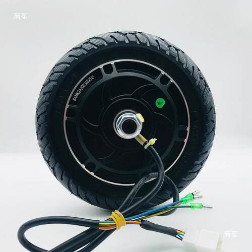 马达小电动滑板车改装配件无刷毂电机毂刹电8寸24V36V48V350W - 图1