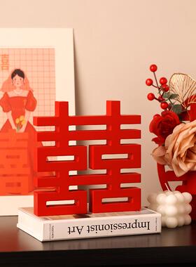 贝汉美之家创意喜词婚礼装饰，新婚夫妇订婚婚礼礼品客厅婚礼装饰