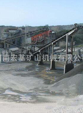 时产50-200吨石灰石破碎生产线建筑垃圾铁矿石煤矸石破碎生产线