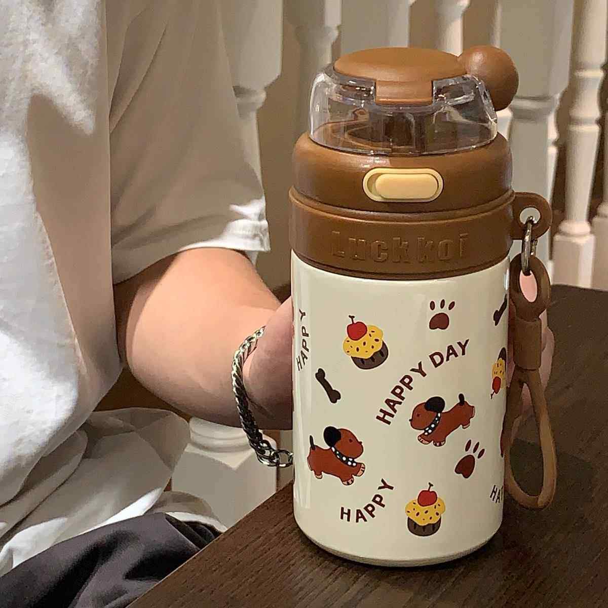 316不锈钢女生保温ins高颜值双饮学生便携式大容量吸管咖啡水杯子,淘宝优惠券,粉丝福利购,淘宝优惠卷