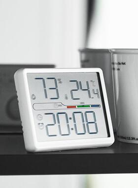 新款直销中文版简约时钟便捷温湿度时钟多功能磁吸冰箱钟802