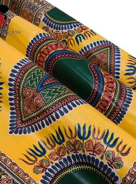 Cotton plain weave wax printed fabric imitation fabric can