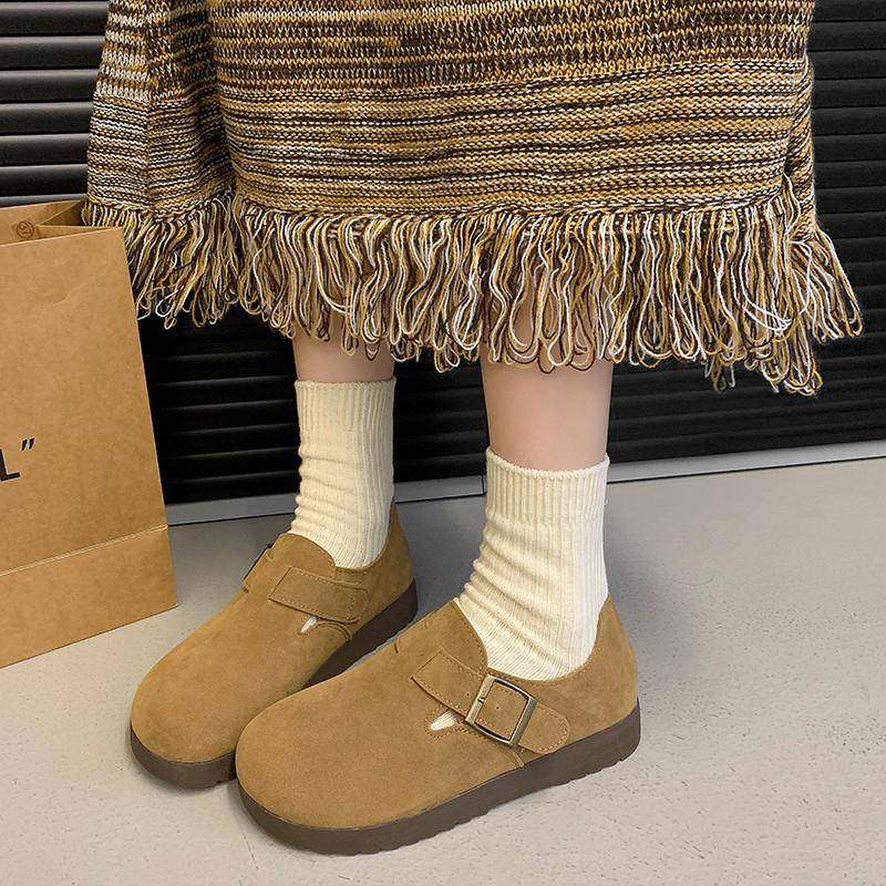 春季厚底勃肯鞋女2026新款时尚百搭乐福鞋一脚蹬软底舒适单0116z,淘宝优惠券,粉丝福利购,淘宝优惠卷