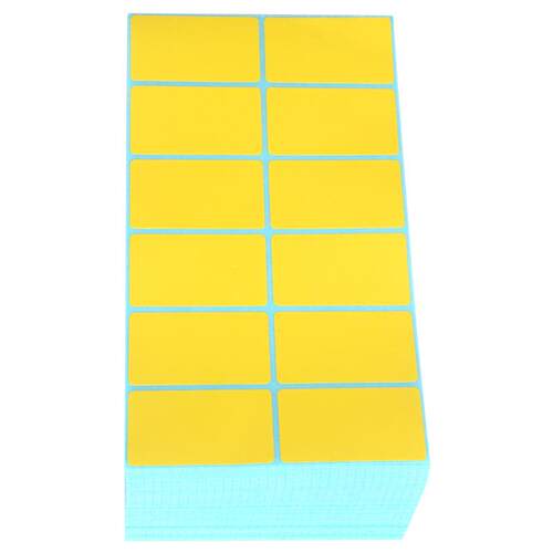 双排折叠不干胶热敏标签纸 黄色标签打印纸50*30*6000 其它 - 图3