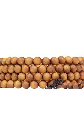 民族风檀木紫檀沉香木黄花梨红木佛珠批玩木质手链木质配饰