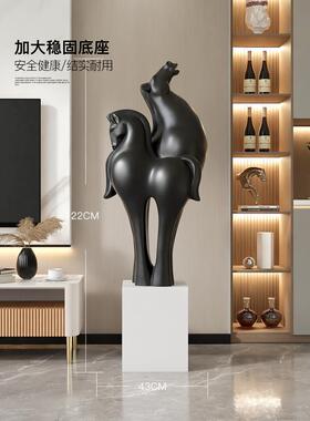 大型立得成PVX功客厅落式装饰品沙发旁边的电视柜入口大厅障商店