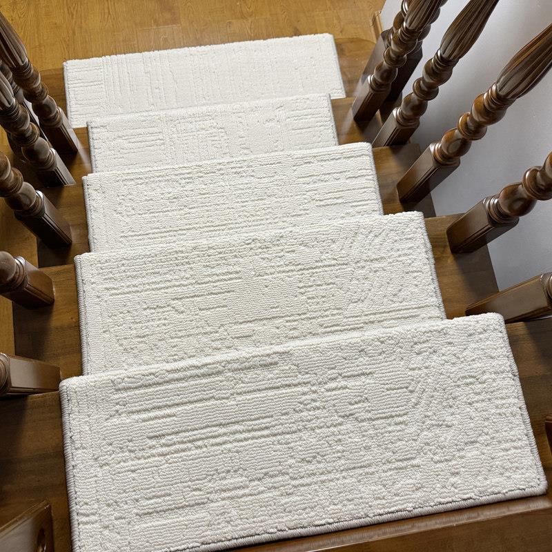 Solid wood step mat glue-free self-adhesive non-slip indoor step special carpet floor mat wipeable