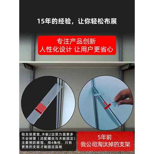 广交会标摊展会展示架标准展位层板展览会展搭建布置展板产品托架 - 图2