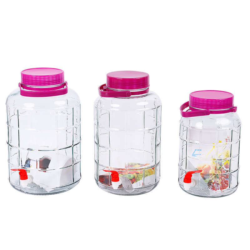 Bubble wine glass bottle, wine bottle, white wine bottle with tap, bubble wine bottle, wine bottle, checkered plum wine bottle, sealed bottle, glass jar