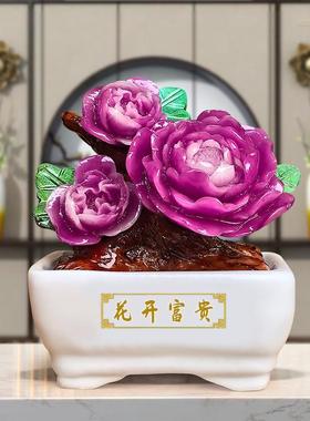 节节高如意财富白菜摆件装饰摆件