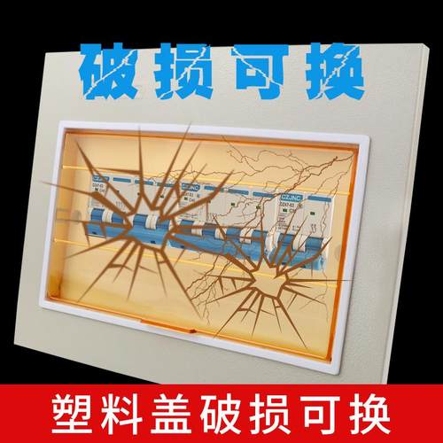 PZ30配电箱塑料面板盖板10/12/15/18/20回路安全防护防尘通用盖子 - 图0