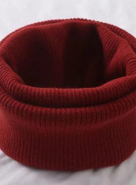 Korean Solid Color Cashmere Collar Pullove Warm Scarf Men Wo