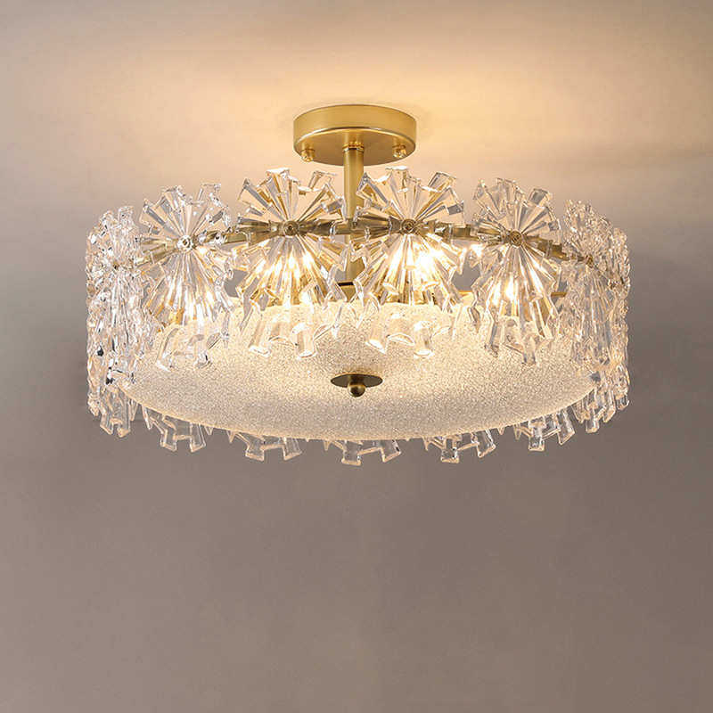 法式轻奢个性玻璃吸顶灯卧室房间灯北欧家用温馨客厅书房餐厅灯具,淘宝优惠券,粉丝福利购,淘宝优惠卷