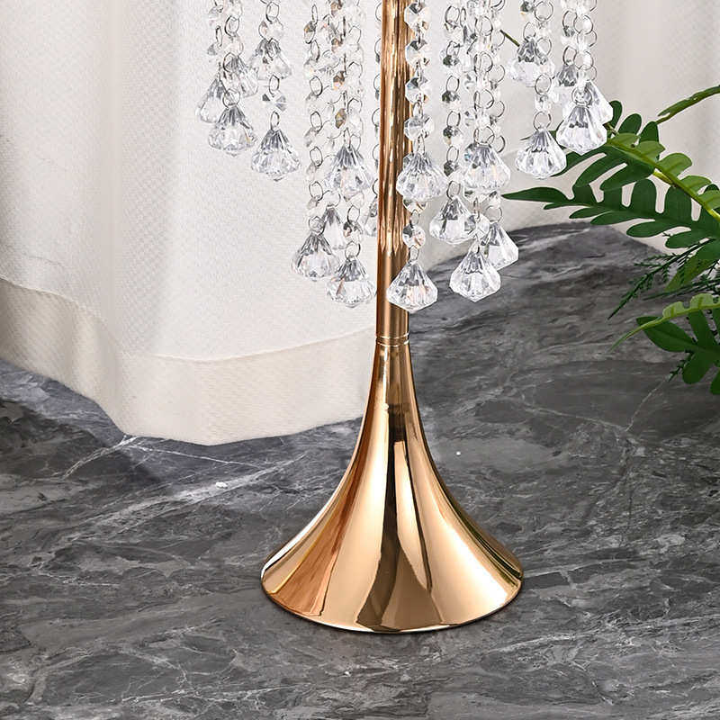 欧式创意金属花架婚庆水晶珠帘婚庆路引婚礼铁艺金属花架装饰摆件,淘宝优惠券,粉丝福利购,淘宝优惠卷