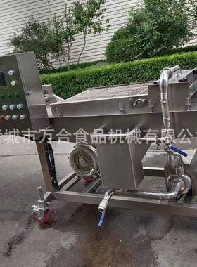 全自动上浆机莲藕盒茄盒浸浆机肉类加工油炸设备鸡柳裹浆机厂家