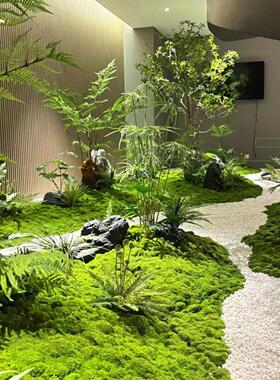 仿真苔藓草皮仿生人造假青苔微景观布置摆件草坪盆景盆栽铺面造景