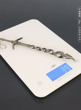 艾尔登法环游戏周边狩猎神祈大剑22CM全金属工艺品摆件钥匙扣挂件