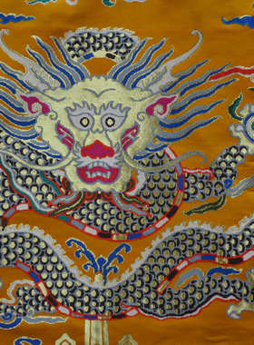 密宗佛堂寺院藏式法会 龙图案上师法座布套法椅靠背装饰