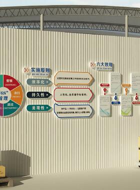 企业工212006S厂生车间标识牌形象墙安全装宣饰传语背景6管产理文