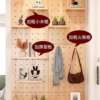 Solid wood hole board entrance entrance see details rack wall panel entry partition children's room storage rack partition wall panel
