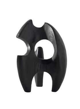 柜代简样板房创意抽象树约脂火苗摆件抽象火苗客厅电视橱现窗软装