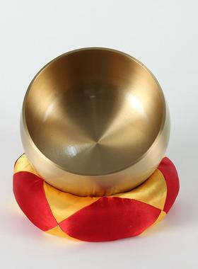 纯黄铜庆佛堂用品摆件3-8寸铜謦桌面装饰工艺品木鱼法器大小号