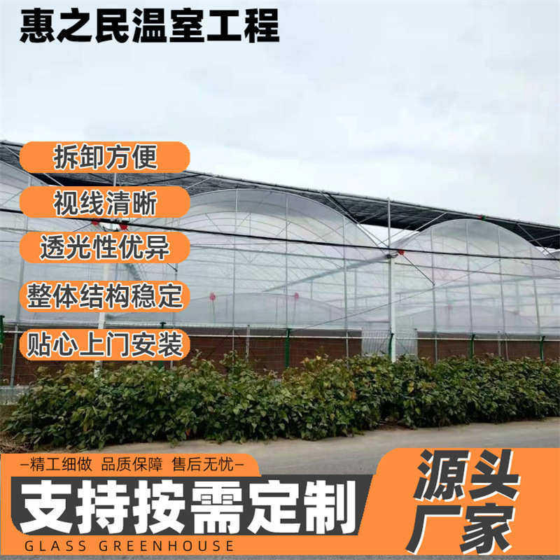 厂家上门安装连栋薄膜温室大棚 双拱双膜拱棚 智能育苗温室大棚,淘宝优惠券,粉丝福利购,淘宝优惠卷