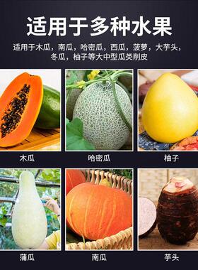 瓜果去皮机多功能刨皮机冬瓜南瓜哈密瓜上下循环商超生鲜区削皮机
