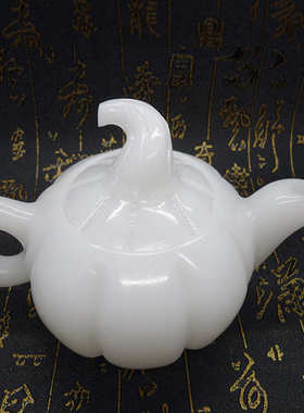 汉白玉茶具酒壶竹节壶南瓜壶梅花壶摆件大量批发
