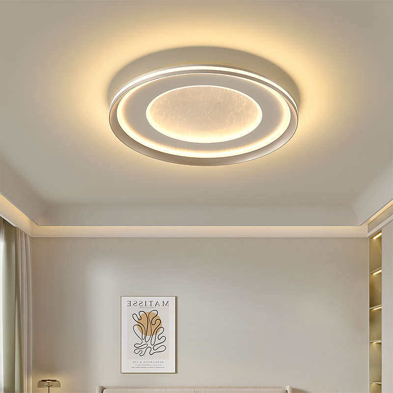 创意超薄吸顶灯高级感卧室灯现代简约北欧轻奢护眼主卧房间圆灯具,淘宝优惠券,粉丝福利购,淘宝优惠卷