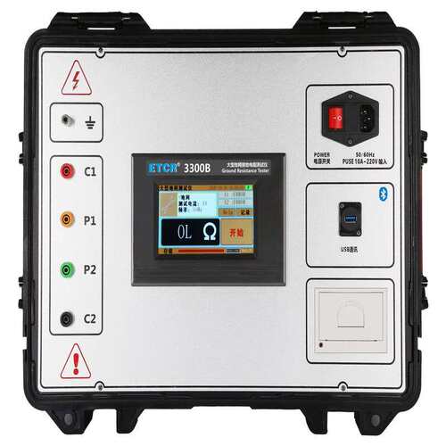 铱泰ETCR3300B 大地网接地电阻5A电流输出400V土壤电阻率跨步电压 - 图3