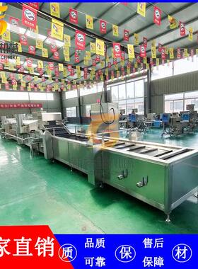 小酥肉油炸机新希望8000型全自动油炸设备锅包肉油炸机