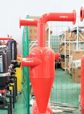 钢制离心过滤器 大田农作物灌溉用离心式过滤器 锥形旋流除砂器