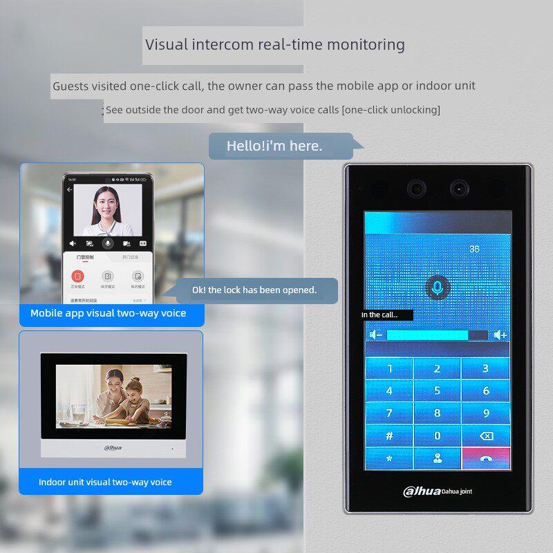 Dahua DH-ASI41KH outdoor waterproof 7-inch face recognition access control system all-in-one machine for face and card attendance
