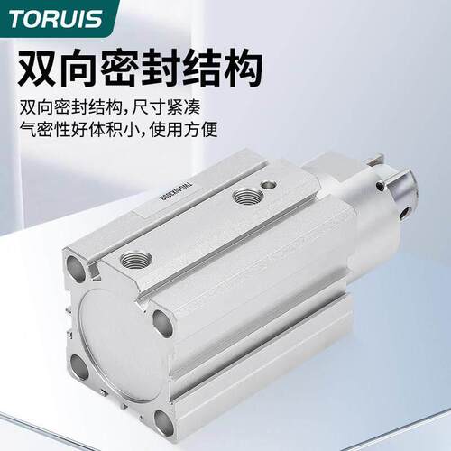 阻挡气缸TWQ/TTQ32/40X10-15/20/25/30SC-B-R-K流水线阻挡器带锁 - 图2