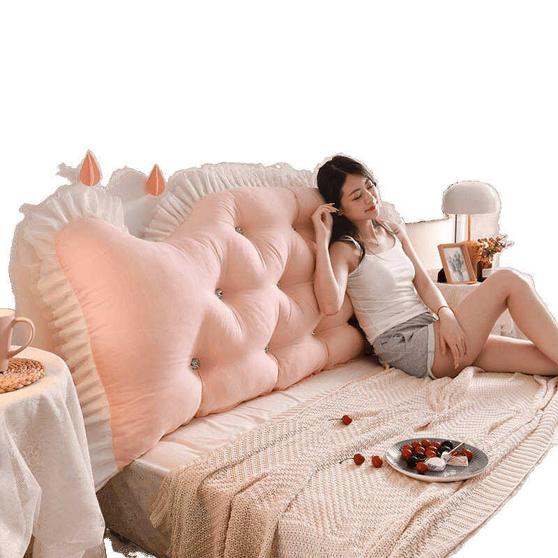 床头靠垫可爱公主靠背水晶绒靠枕双人大榻榻米软包可拆洗直发一件,淘宝优惠券,粉丝福利购,淘宝优惠卷