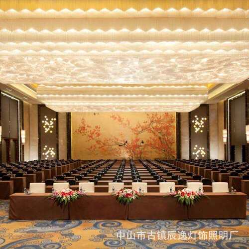 酒工程灯吊灯630具标店设计商务会议厅光商非演讲堂豪餐厅宴会灯 - 图0
