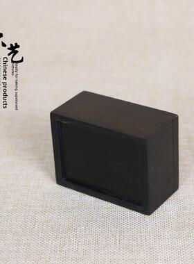 正品盒红木雕刻木实木玉红玫瑰木首饰盒收纳戒指耳环盒收藏盒石首