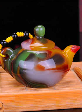 件外蒙紫件壶把多彩黄玉色手羊脂酱件玉壶玩白红玉手把玉