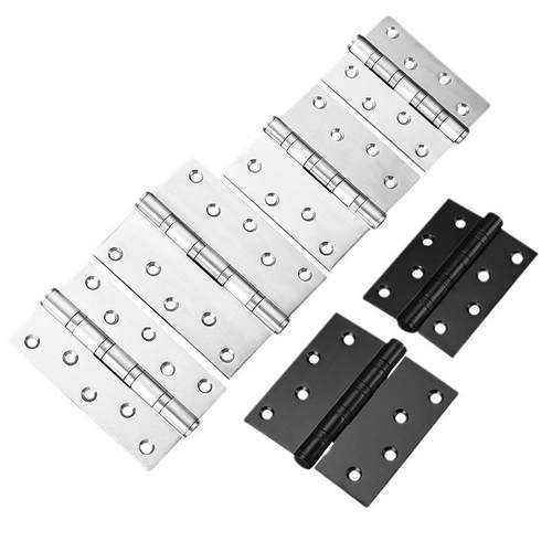 不锈钢国标合页 201/304平开4寸5寸加厚木门房门443 543合页铰链 - 图3