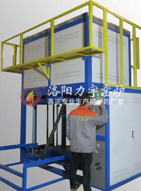 窑炉生产厂家触摸屏钟罩炉一体式大型丝杠升降钟罩炉高温炉加热炉