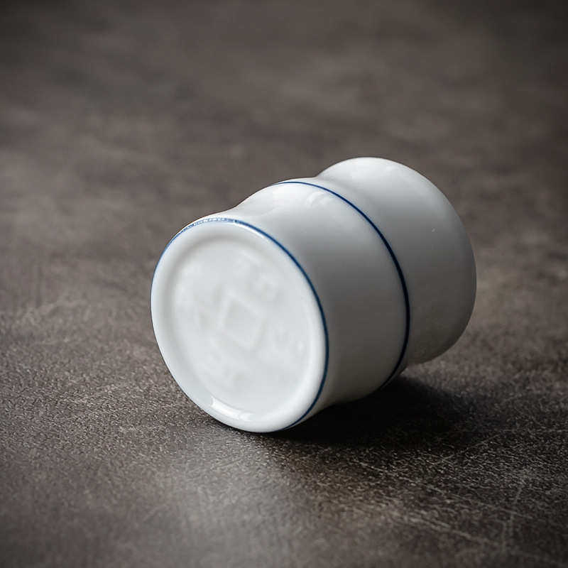 配件功夫手绘茶道纹托陶瓷竹节玄托白瓷盖置盖碗茶茶具盖壶盖,淘宝优惠券,粉丝福利购,淘宝优惠卷