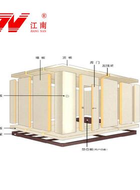 江南制冷小型冷冻库低温库成套制冷设备厂家直销冷库节能高效冷柜